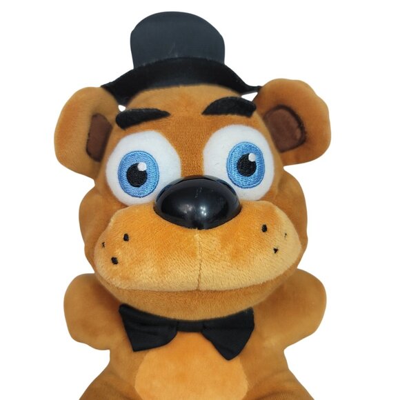 Funko Fazbear Five Nights At Freddy's Plush Brown Bear 8" Hat Bowtie FNAF 2016 - Picture 2 of 10